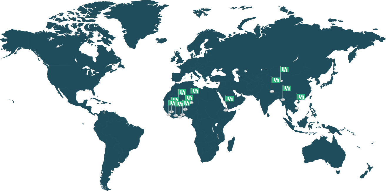 Global export map